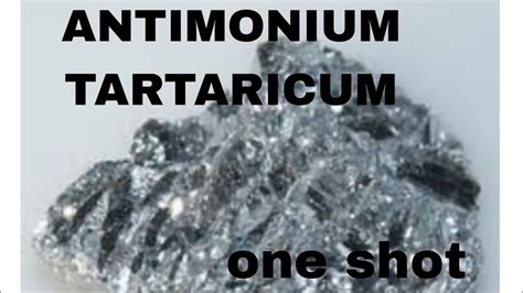 Antimonium tartaricum(ANTIM TART)in one shot||comple drug easy explanation - YouTube