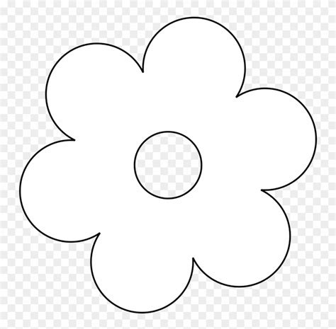 Download Flower Black And White Clip Art Flowers Clipart Pot - Flower White Clip Art - Png ...