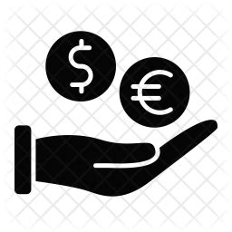 Funding Icon - Download in Glyph Style