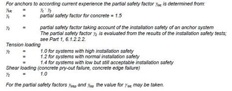 Material Partial Safety Factor & Global Safety Factor - design...