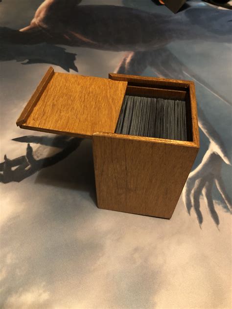 MTG wood Deck Box | Deck box, Craft storage box, Trading card storage