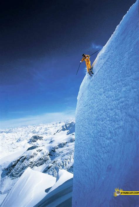 Extreme skiing | StareCat.com