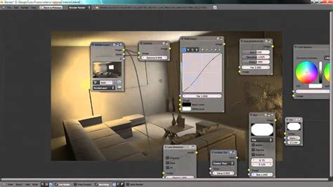 Blender Tutorial: Interior Lighting with artificial lights