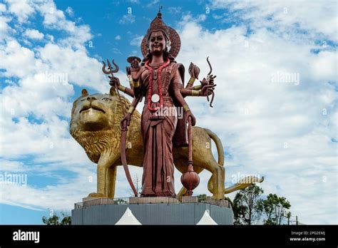 Durga Mata Mandir Temple Complex, Mauritius Stock Photo - Alamy