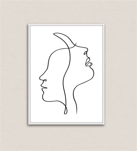 Woman One Line Drawing Face Figure Abstract Simple Line | ubicaciondepersonas.cdmx.gob.mx