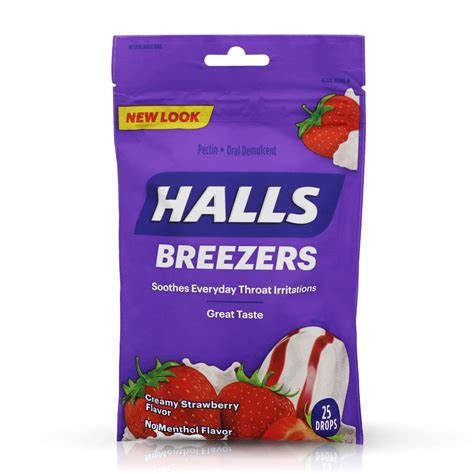 Sore Throat Drops Halls