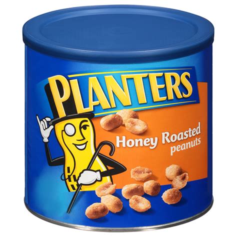 Planters Honey Roasted Peanuts, 52 oz Can - Walmart.com