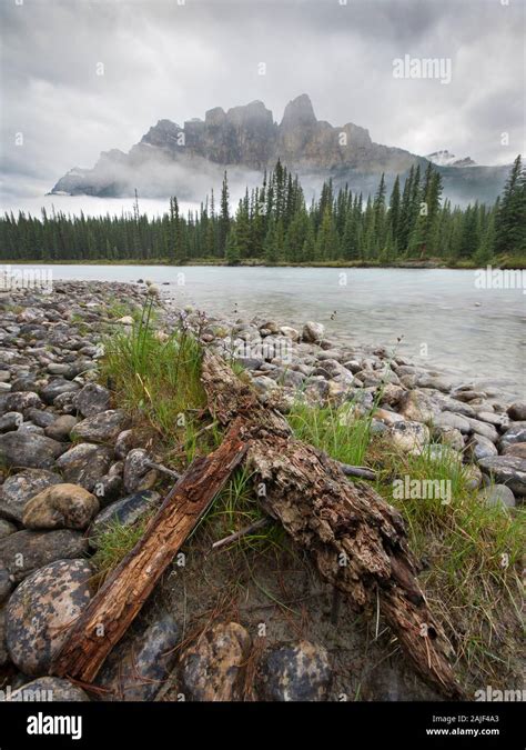 Castle Mountain - Banff - Canada Stock Photo - Alamy