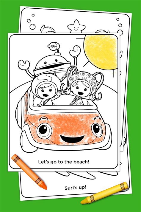 Team Umizoomi Summertime Coloring Pack | Nickelodeon Parents