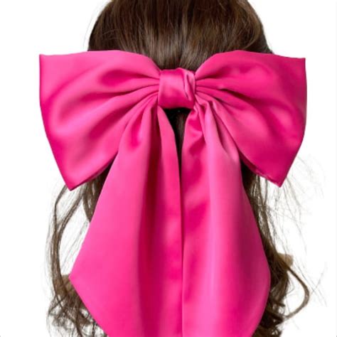 Hot Pink Hair Bow - Etsy