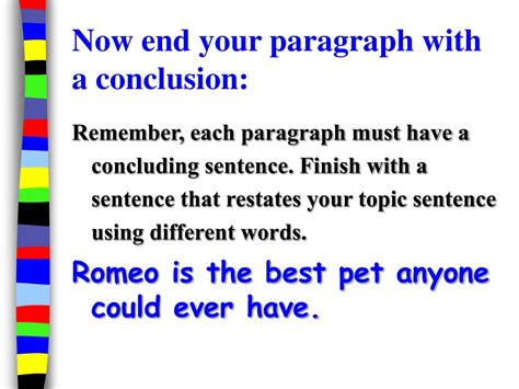 PPT - The Five-Sentence Paragraph PowerPoint Presentation - ID:328759