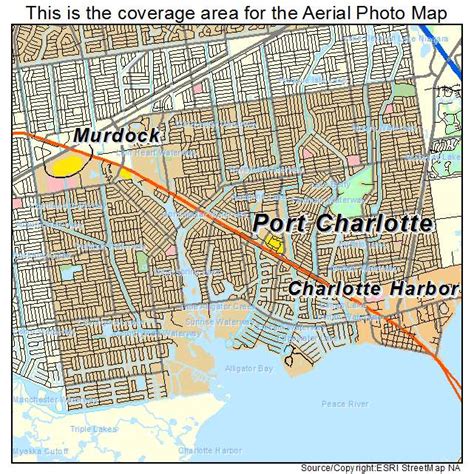 Aerial Photography Map of Port Charlotte, FL Florida