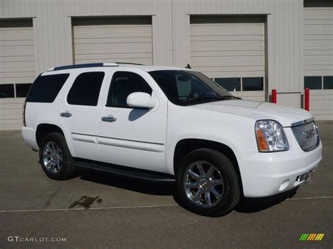 2008 Summit White GMC Yukon Denali AWD #25841474 | GTCarLot.com - Car ...