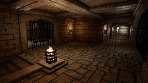 Modular Medieval Sewer Dungeon by Polygon Rogue in Environments - UE4 ...