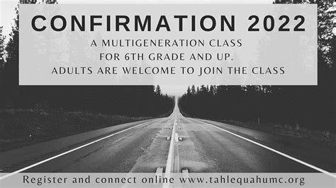 Confirmation Class Info and Opportunities to Serve for the Confirmation ...