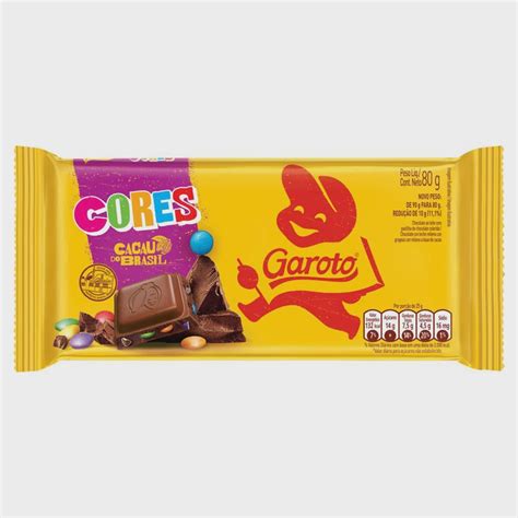 Chocolate Garoto Cores 80g em Promoção na Americanas