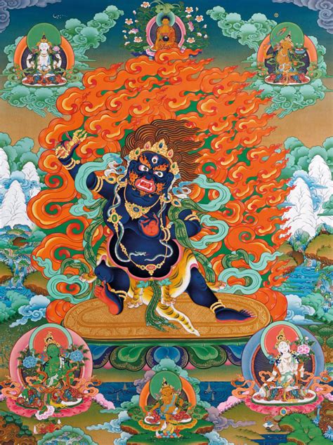 Wrathful Vajrapani | Art of Thangka