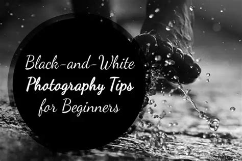 Black-and-White Photography Tips for Beginners - Photodoto