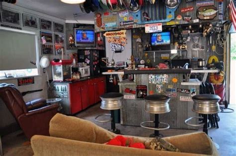 Top 50 Best Garage Bar Ideas - Cool Cantina Workshop Designs