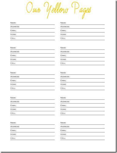 Free Printable Contact List | Template printable, Phone template ...