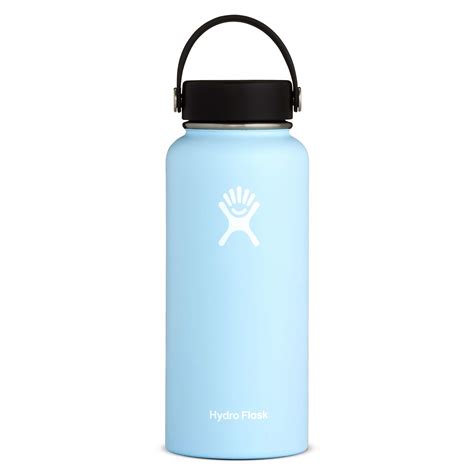 Hydro Flask Water Bottle – Stainless Steel & Vacuum Insulated – Wide Mouth with Leak Proof Flex ...