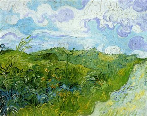 Green Wheat Fields, 1890 - Vincent van Gogh - WikiArt.org