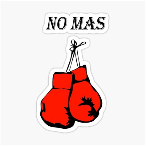 "roberto duran no mas meme" Sticker for Sale by krypton4shirt | Redbubble