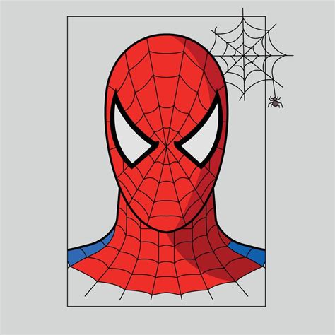 Spider - Man portrait vector 14052991 Vector Art at Vecteezy