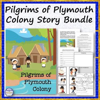 Pilgrims of Plymouth Colony Story Set by Education with Imagination