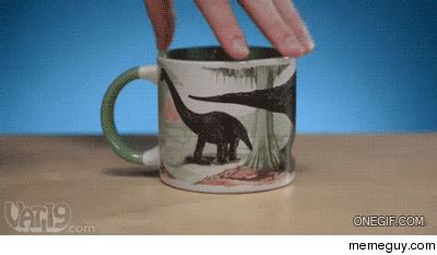 Awesome dinosaur coffee mug - Meme Guy