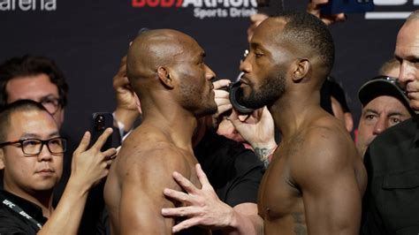 UFC 278 – Kamaru Usman, Leon Edwards event ceremonial weigh-in highlight | MMA Junkie