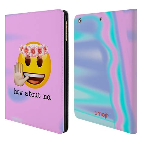 OFFICIAL EMOJI SO SASSY LEATHER BOOK WALLET CASE COVER FOR APPLE IPAD ...