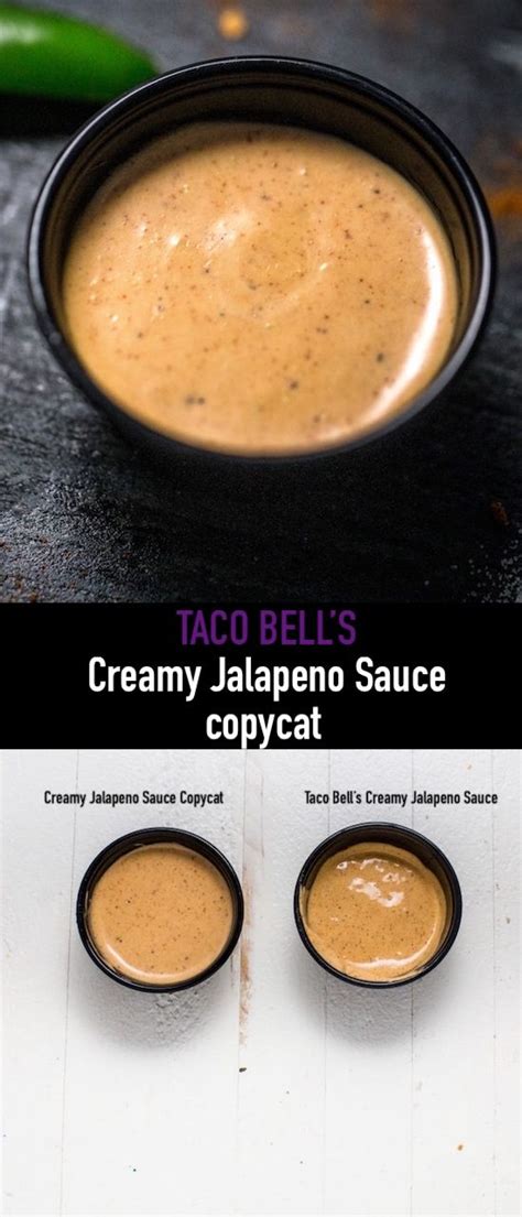 Taco Bell Quesadilla Sauce (Creamy Jalapeño Sauce) - Alyona’s Cooking | Recipe | Creamy jalapeno ...