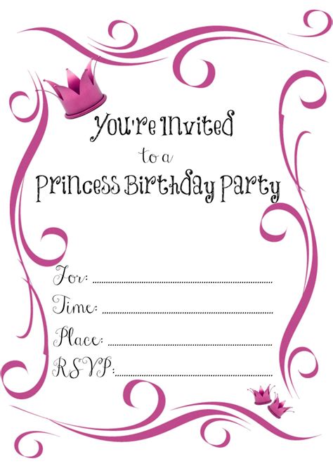 Free Invitation Templates Australia (3) - TEMPLATES EXAMPLE | TEM… | Printable birthday ...