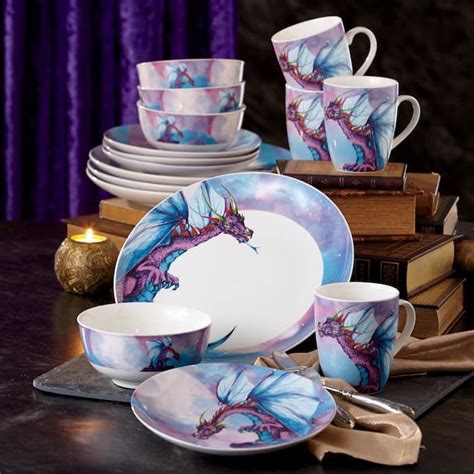 Dragon Dinnerware Set from Seventh Avenue | Dinnerware set, Dinnerware, Dining ware