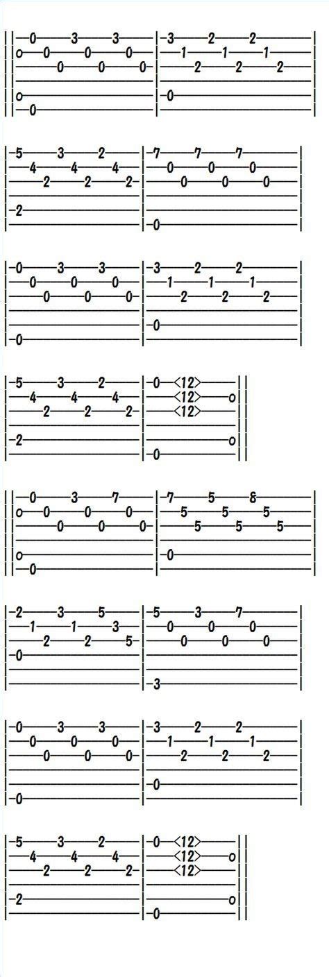 Les tabs, tab ou tablatures à la guitare pour jouer avec des accords et du fingerstyle | Guitar ...