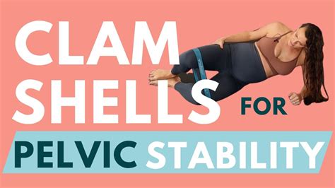 DITCH the STRETCHING Clam Shells For Pelvic Stability Pregnancy Hip and Pelvic Pain - YouTube