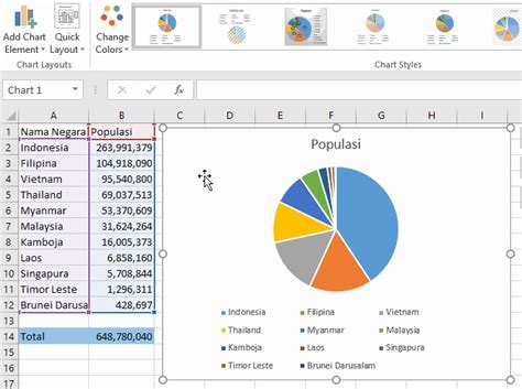 Membuat Grafik Persentase Di Excel | Hot Sex Picture