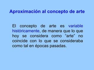 El-concepto-de-arte | PPT