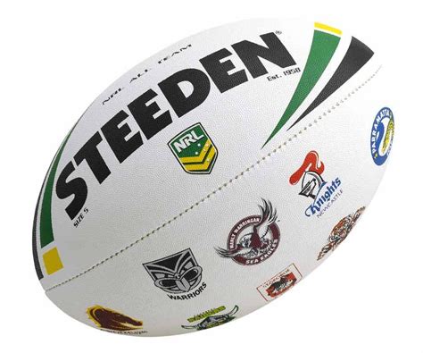 Steeden NRL All Team Logo Rugbyball | Collector's Item