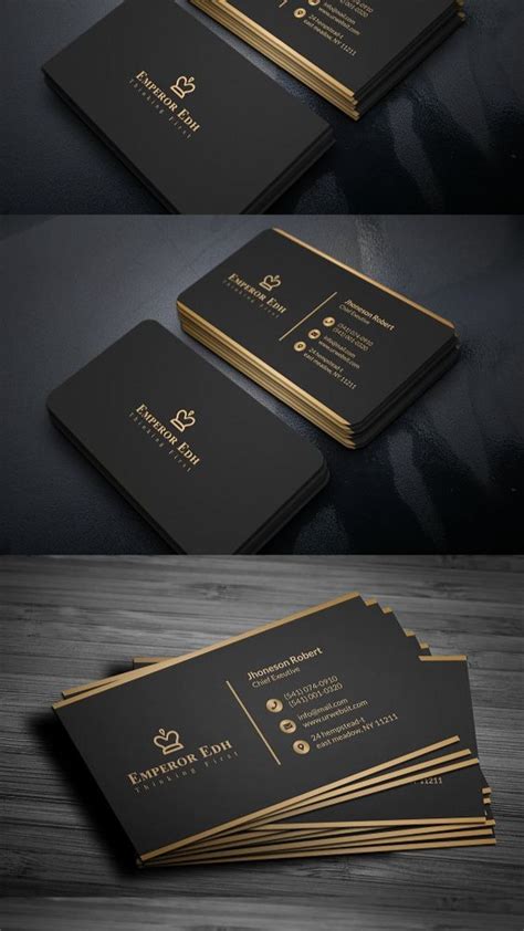 Metal business cards branding design – Artofit