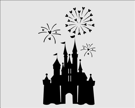 First Disney Trip Svg Disney Castle Svg Disney Castle Fireworks Svg ...