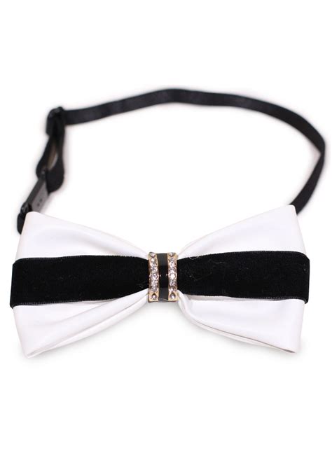 Designer Bow Ties | Distinguished Designer Bow Ties in Black and White | Cheap-Neckties.com