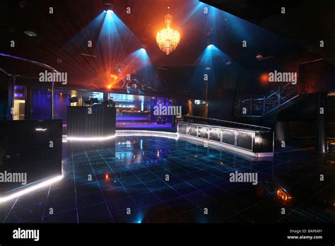 colourful interior of empty nightclub Stock Photo - Alamy