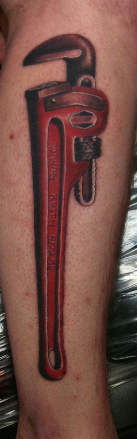 The Charles Moncky Wrench | Mark Parrish Tattoo