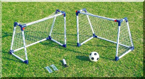 Junior Twin Mini Goals with A Frames Kids Practice Soccer set UK