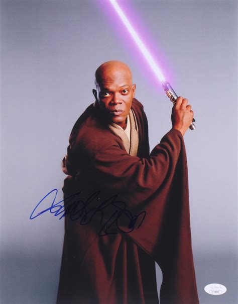 Samuel L. Jackson Signed "Star Wars" 11x14 Photo (JSA COA) | Pristine ...