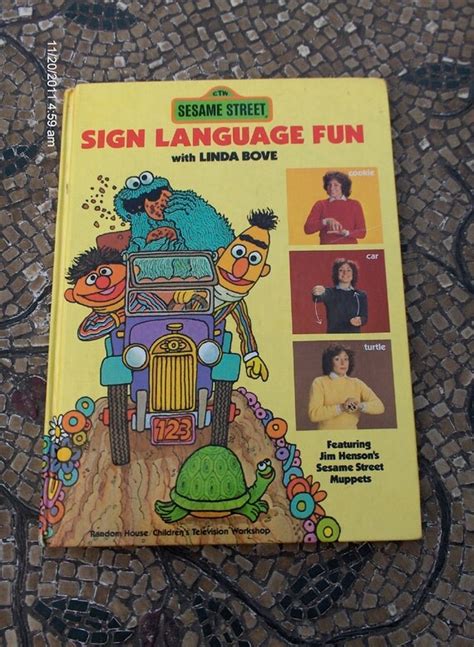 Sesame Street Sign Language Fun with Linda by DaisVintageTreasures