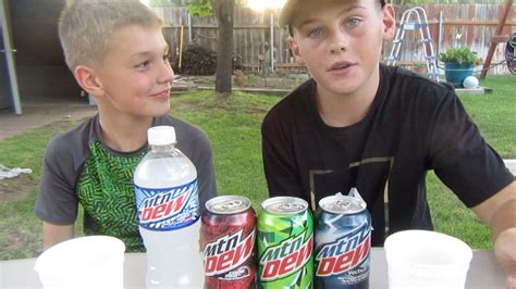 Awesome Mountain Dew challenge!! - YouTube