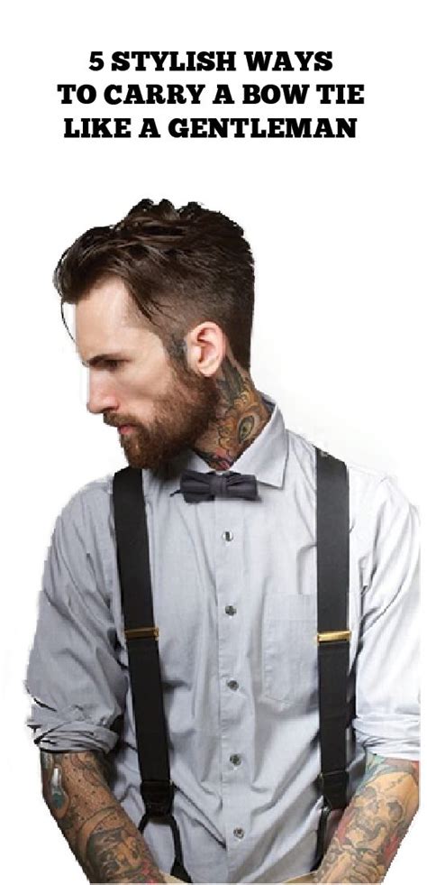 5 Stylish Ways to Carry a Bow Tie like a Gentleman